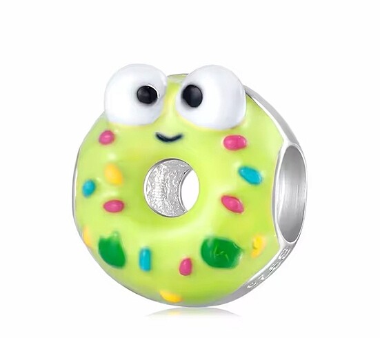yeşil donut charm