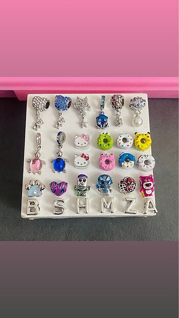 pandora bileklik ile uyumlu charm modelleri