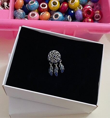 mavi rüya kapanı charm