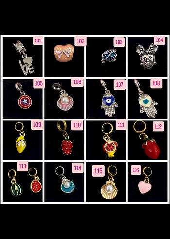 Renkli Charm modelleri - Görsel 5