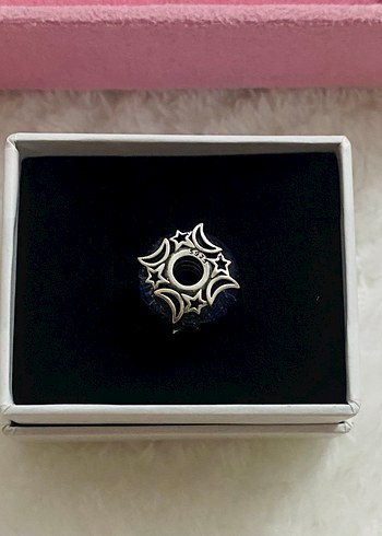 lacivert yıldızlı murano charm - Görsel 2