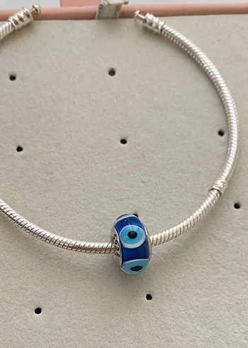 Mavi Nazar Boncuğu Boncuk Charm - Görsel 2