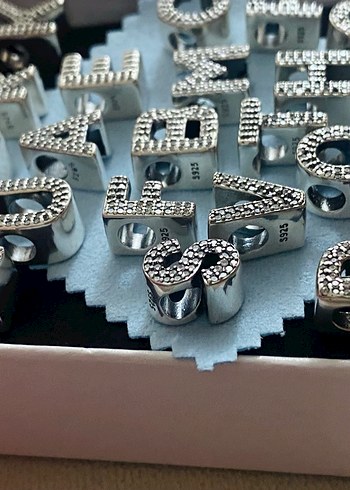 Taşlı harf charmlar - Görsel 2