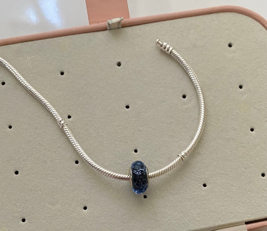 Mavi okyanus murano Charm - Görsel 2