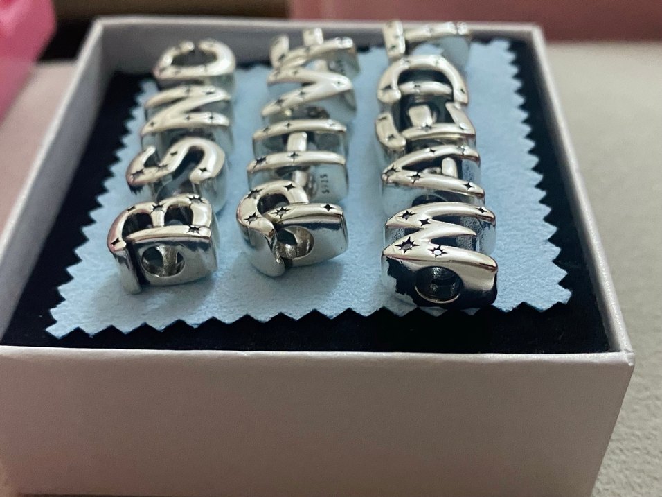 taşlı Harf Charm - Görsel 2