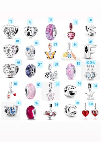 Gümüş charm modelleri - Görsel 4