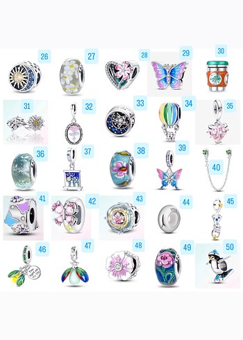 Gümüş charm modelleri - Görsel 2