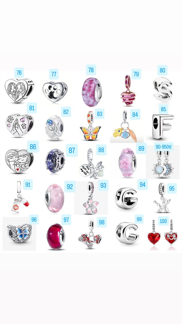 Gümüş charm modelleri - Görsel 4