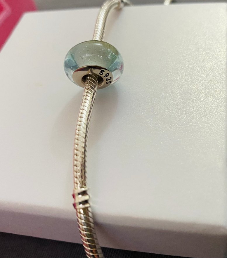 turkuaz murano charm - Görsel 2