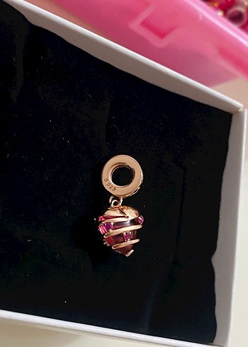 rose gold kalpli charm - Görsel 3