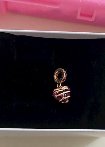 rose gold kalpli charm - Görsel 2