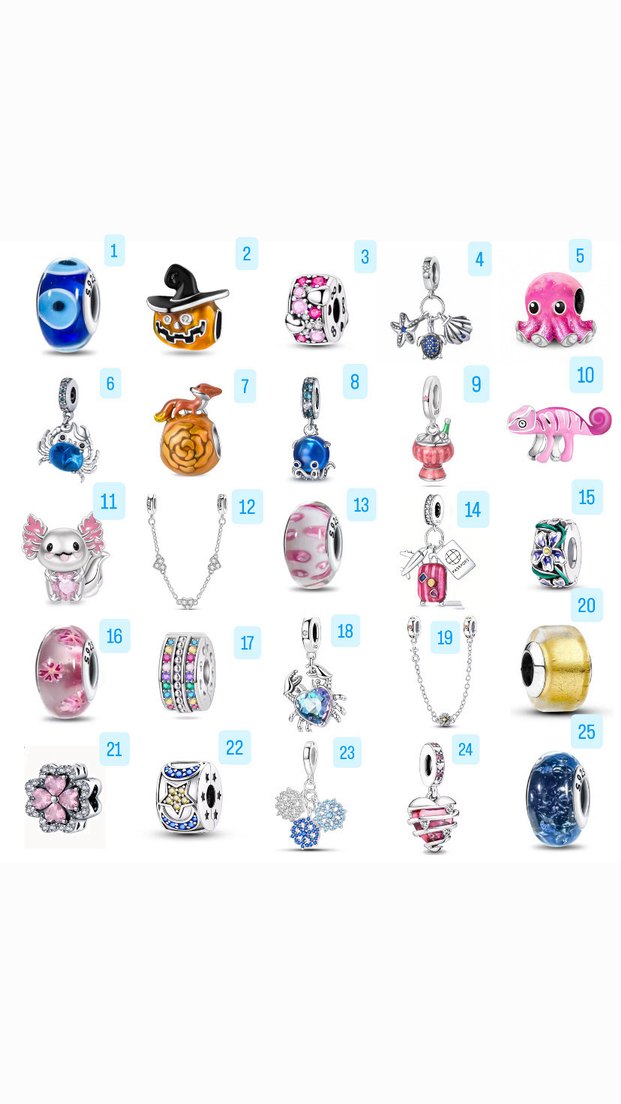 gümüş  Charm modelleri - Görsel 2