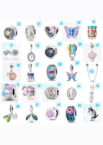 gümüş charm modelleri - Görsel 2