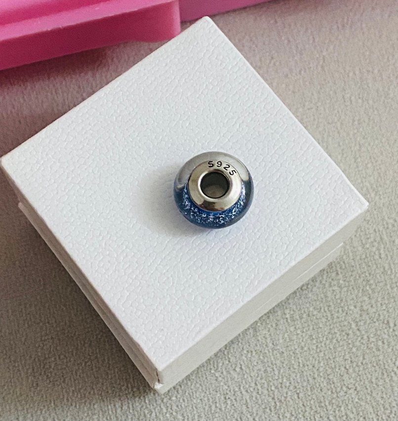 Mavi murano Charm - Görsel 2