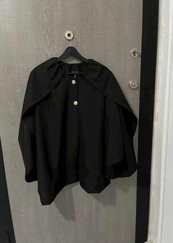 Kemerli Siyah Kadın Trençkot - Görsel 11