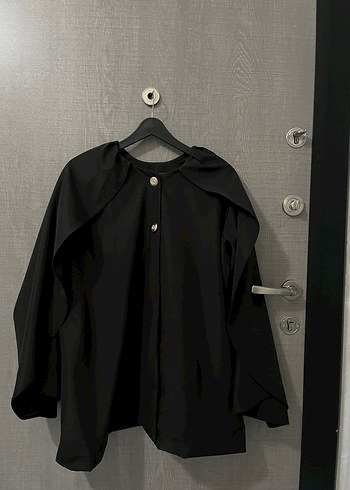 Kemerli Siyah Kadın Trençkot - Görsel 7