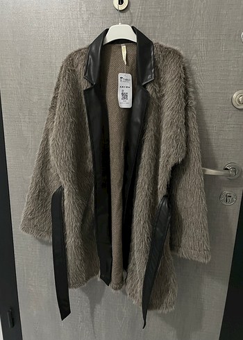 Suni Kürk Detaylı Ceket - Görsel 16