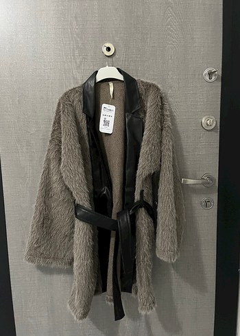 Suni Kürk Detaylı Ceket - Görsel 11