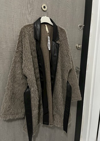 Suni Kürk Detaylı Ceket - Görsel 17