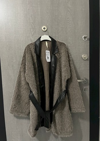 Suni Kürk Detaylı Ceket - Görsel 14