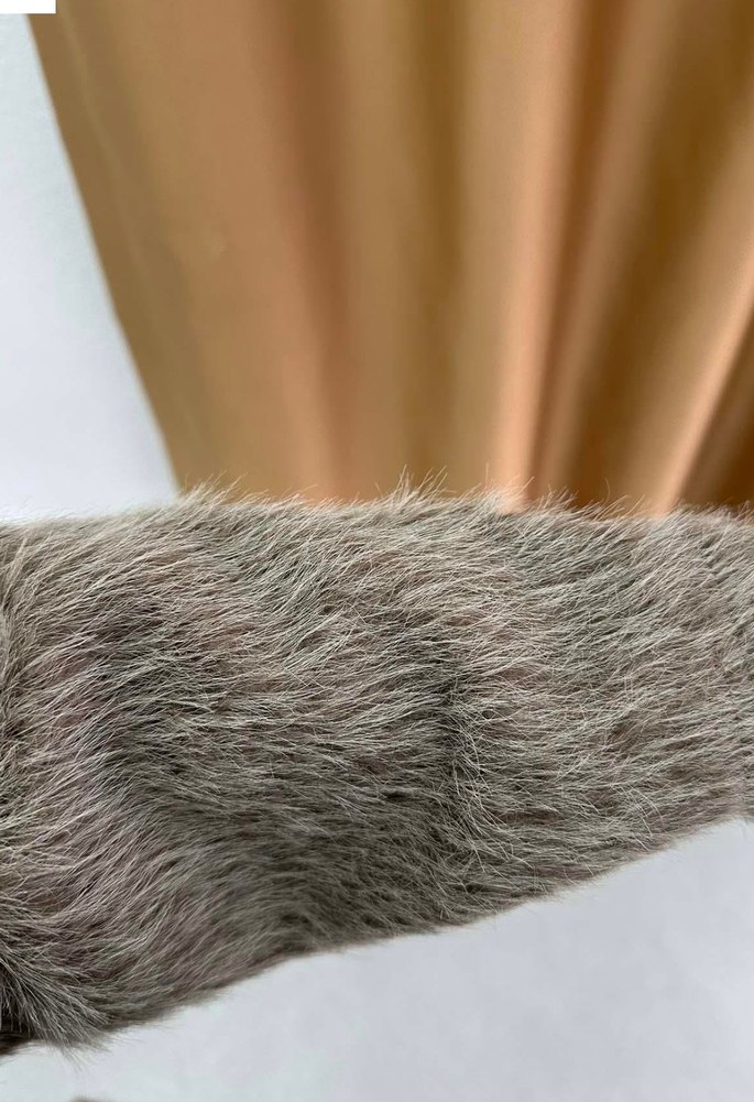 Suni Kürk Detaylı Ceket - Görsel 4