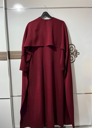 Pelerinli Tesettür Elbise - Görsel 2