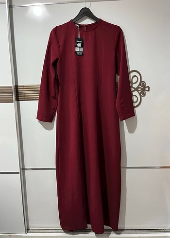 Pelerinli Tesettür Elbise - Görsel 8