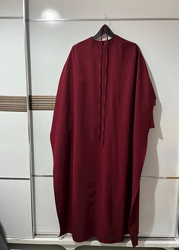 Pelerinli Tesettür Elbise - Görsel 10