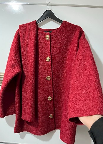 Atkılı Peluş Hırka - Görsel 10