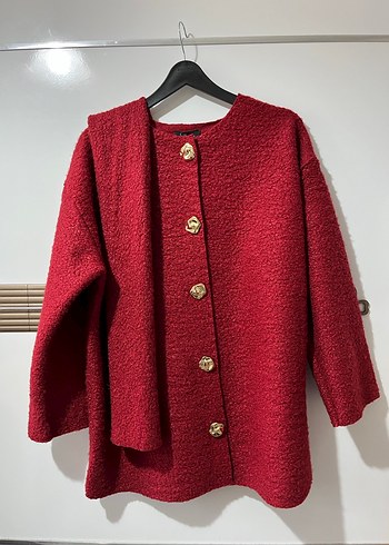 Atkılı Peluş Hırka - Görsel 7