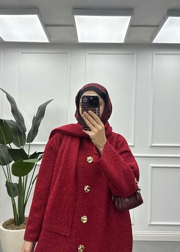 Atkılı Peluş Hırka - Görsel 2