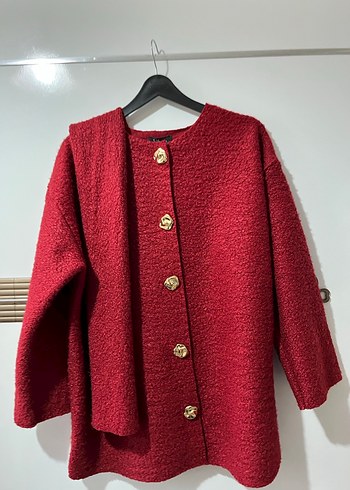 Atkılı Peluş Hırka - Görsel 6