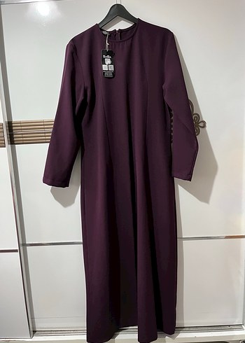 Pelerinli Tesettür Elbise - Görsel 8