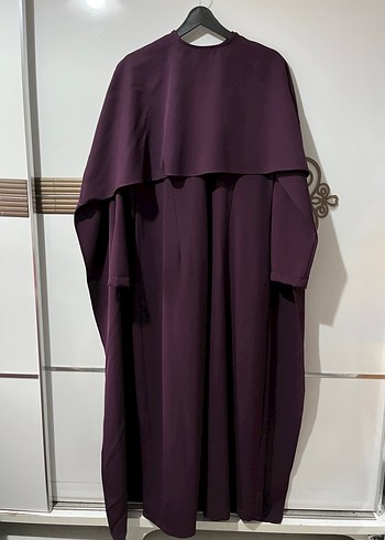 Pelerinli Tesettür Elbise - Görsel 2