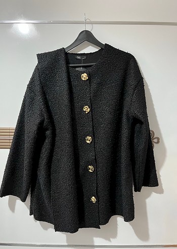 Atkılı Peluş Hırka - Görsel 6