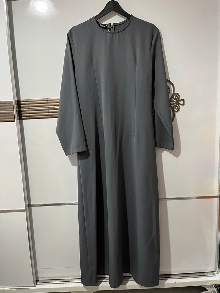 Pelerinli Tesettür Elbise - Görsel 5