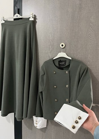 Tesettür Etek Ceket Takım - Görsel 7