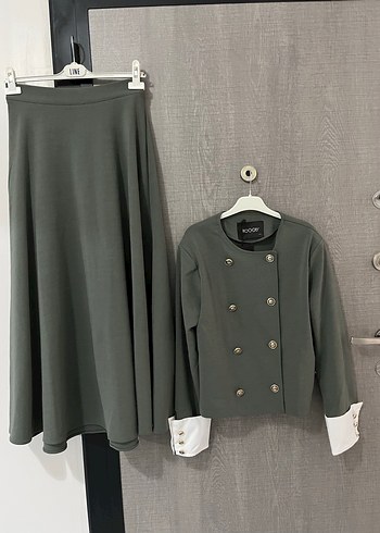 Tesettür Etek Ceket Takım - Görsel 9