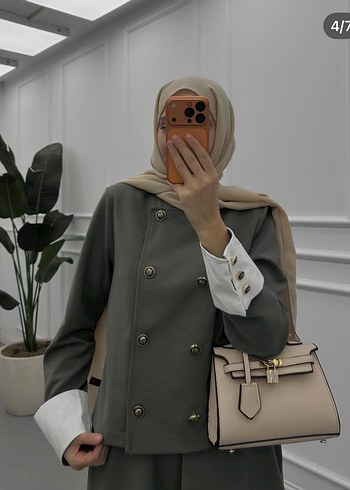 Tesettür Etek Ceket Takım - Görsel 3