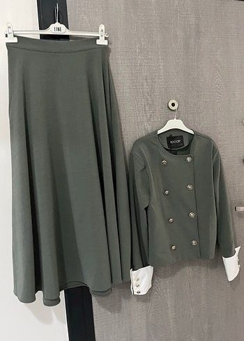 Tesettür Etek Ceket Takım - Görsel 10