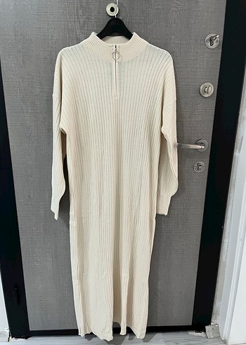 Tesettür Triko Elbise - Görsel 6