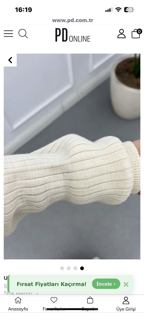 Tesettür Triko Elbise - Görsel 4