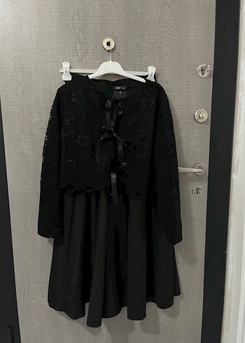 Dantelli Tesettür Abiye Elbise - Görsel 10