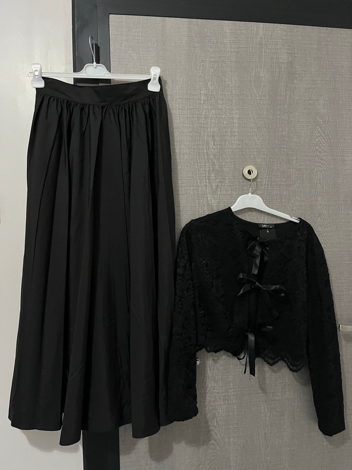 Dantelli Tesettür Abiye Elbise - Görsel 5