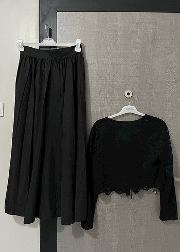 Dantelli Tesettür Abiye Elbise - Görsel 10