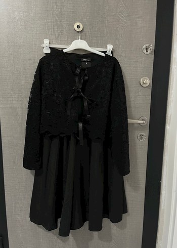 Dantelli Tesettür Abiye Elbise - Görsel 9