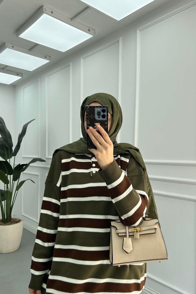 Tesettür Triko Takım - Görsel 2