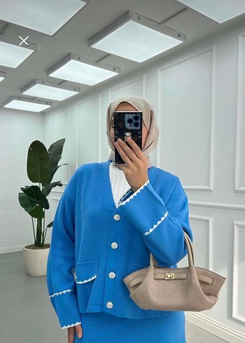 Mavi Triko Etek Takım - Görsel 3