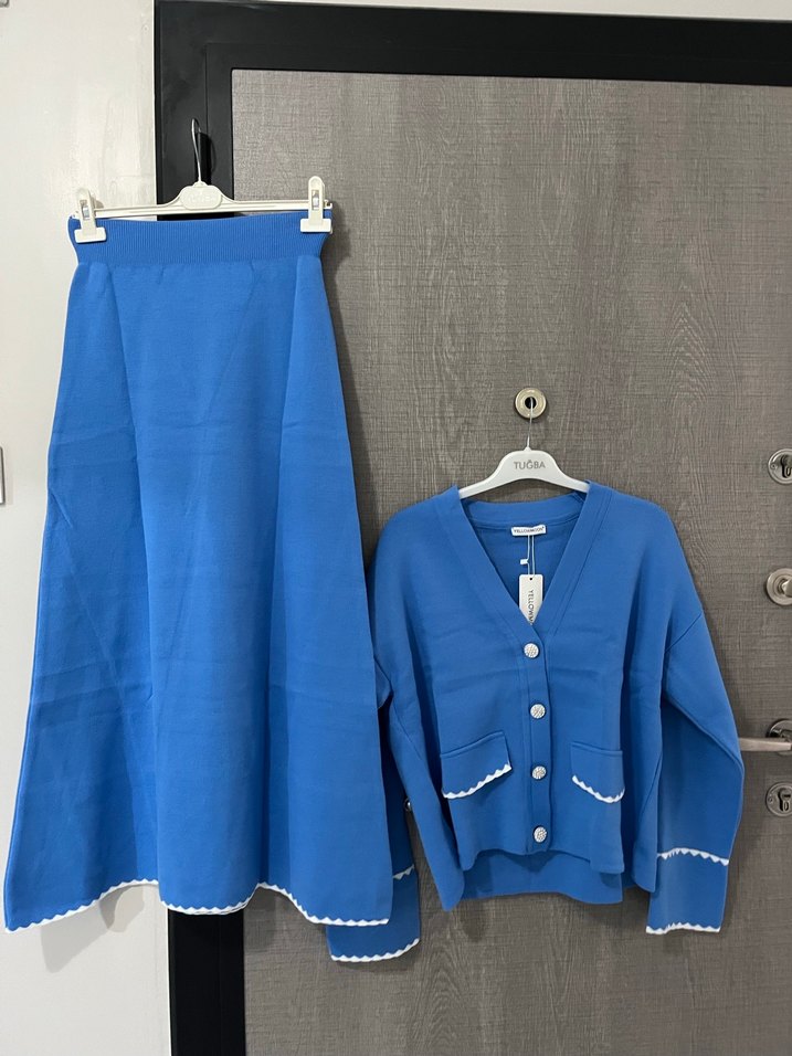 Mavi Triko Etek Takım - Görsel 4