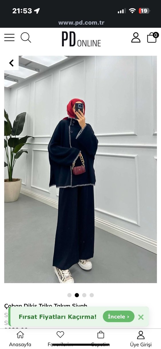 Tesettür Triko Takım - Görsel 2